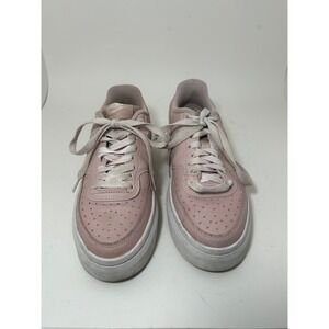 Nike Court Vision Alta Pink Oxford Platform Sneakers DM0113-600 Womens 7